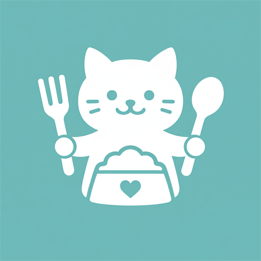 ねこ、ごはん アイコン